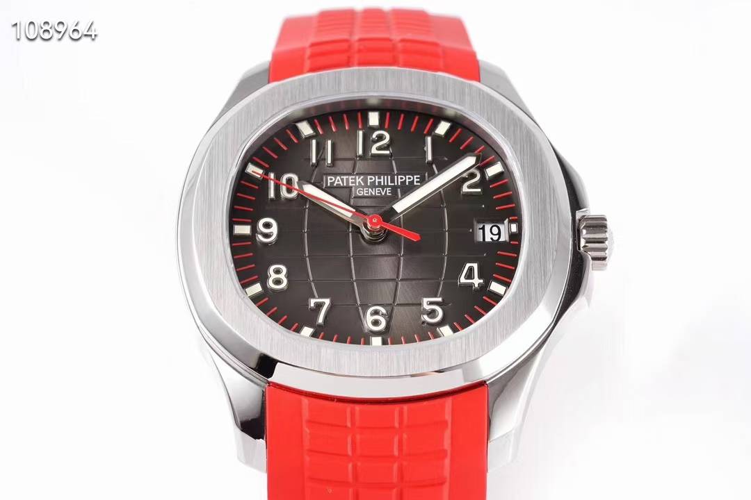 파텍필립 아쿠아넛 5167 레드 러버스트랩 워치 시계